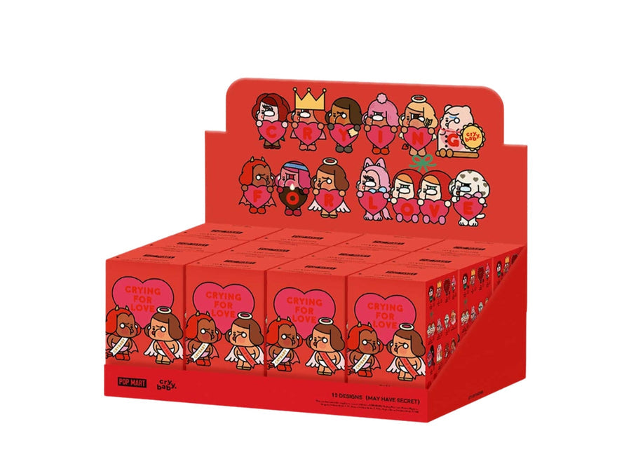 POP MART Authentic CRYBABY Figure - Crying For Love Series 12 Design (Random)