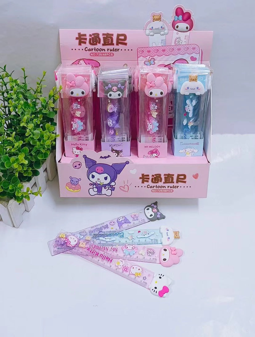 SANRIO© Head 15cm Ruler