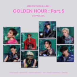 ATEEZ 14TH MINI ALBUM - GOLDEN HOUR : PART.5 (DIGIPACK VER.)