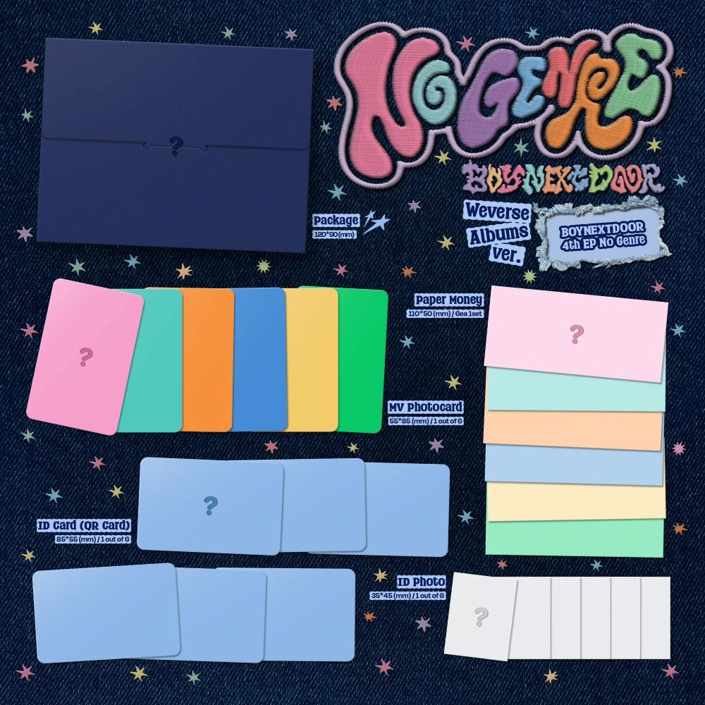BOYNEXTDOOR 4TH EP - NO GENRE (WEVERSE ALBUMS VER.)