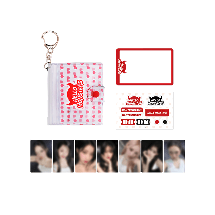 BABYMONSTER - HELLO MONSTERS TOUR PVC POUCH + DECO KIT OFFICIAL MD
