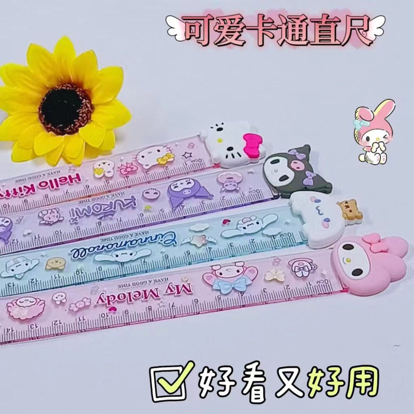 SANRIO© Head 15cm Ruler