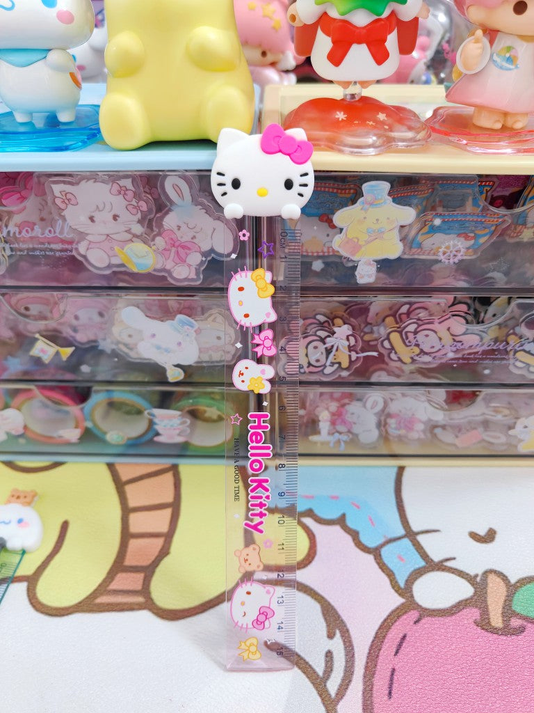 SANRIO© Head 15cm Ruler