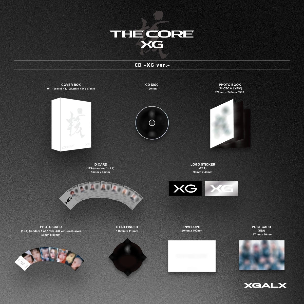XG 1ST ALBUM - THE CORE - 核 (XG VER.)