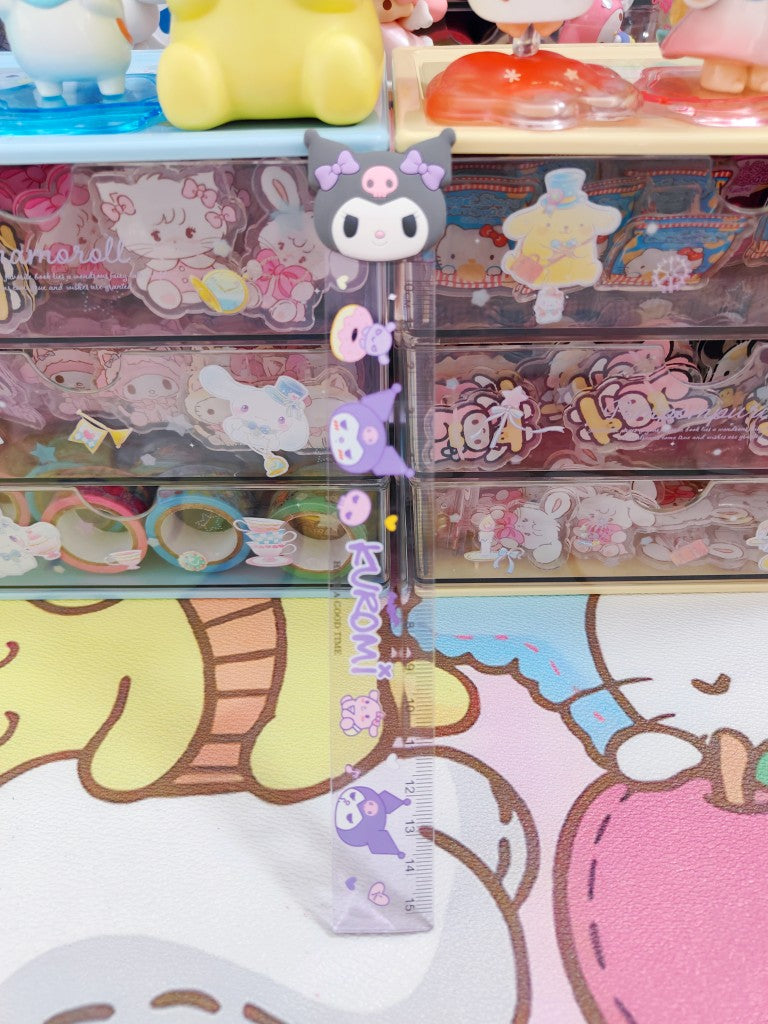 SANRIO© Head 15cm Ruler