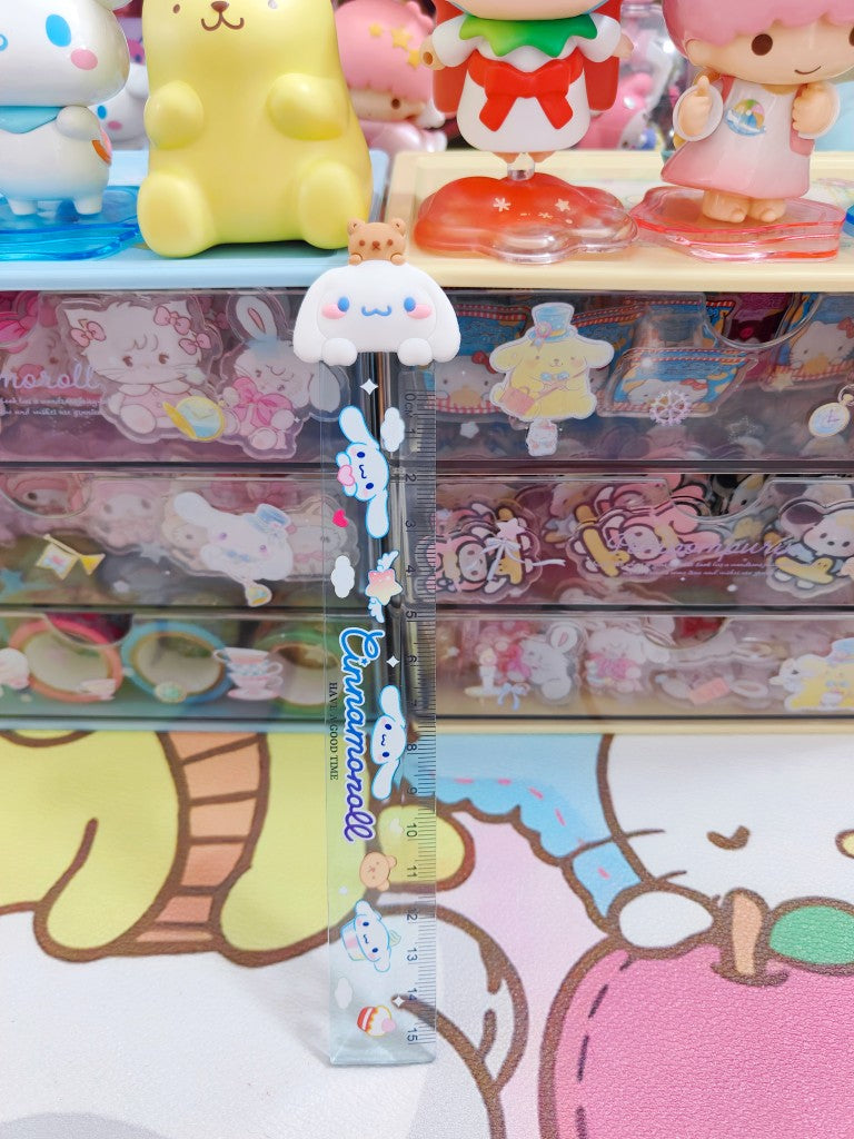 SANRIO© Head 15cm Ruler