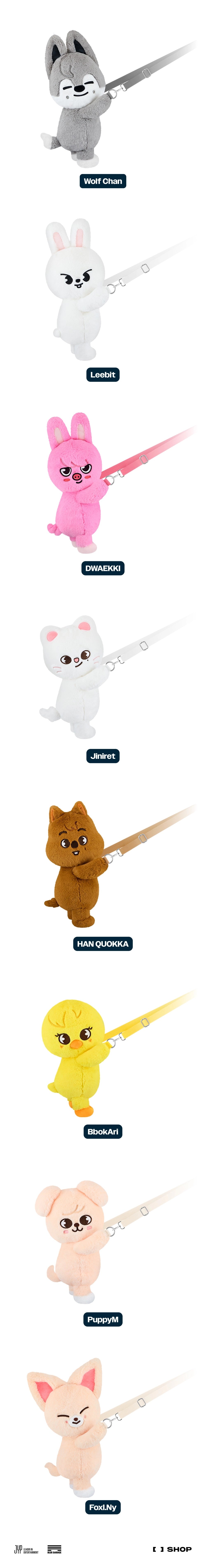 STRAY KIDS - DOMINATE : CELEBRATE POP-UP STORE MD - SKZOO PLUSH BAG