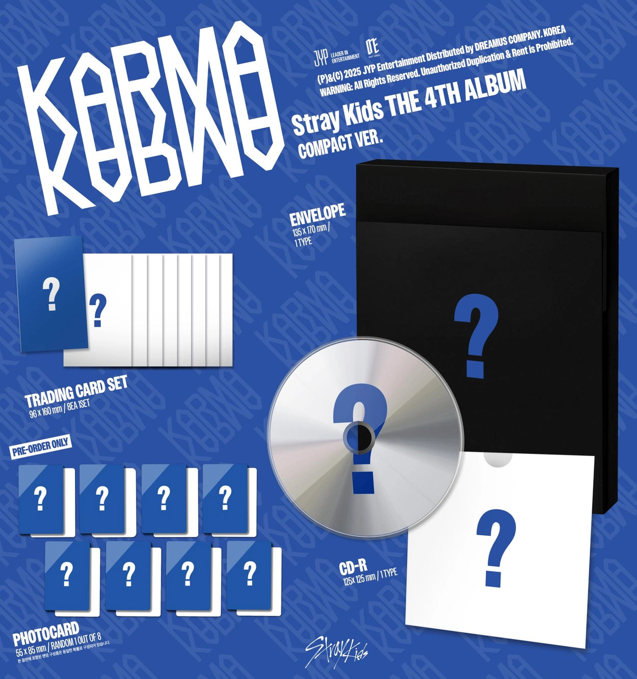 STRAY KIDS 4TH ALBUM - KARMA (COMPACT VER.)