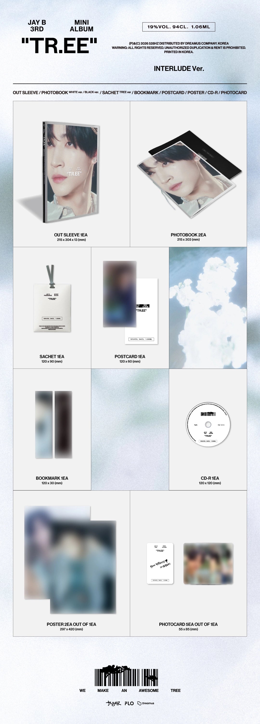 JAY B 3RD MINI ALBUM - TR.EE (INTERLUDE VER.)