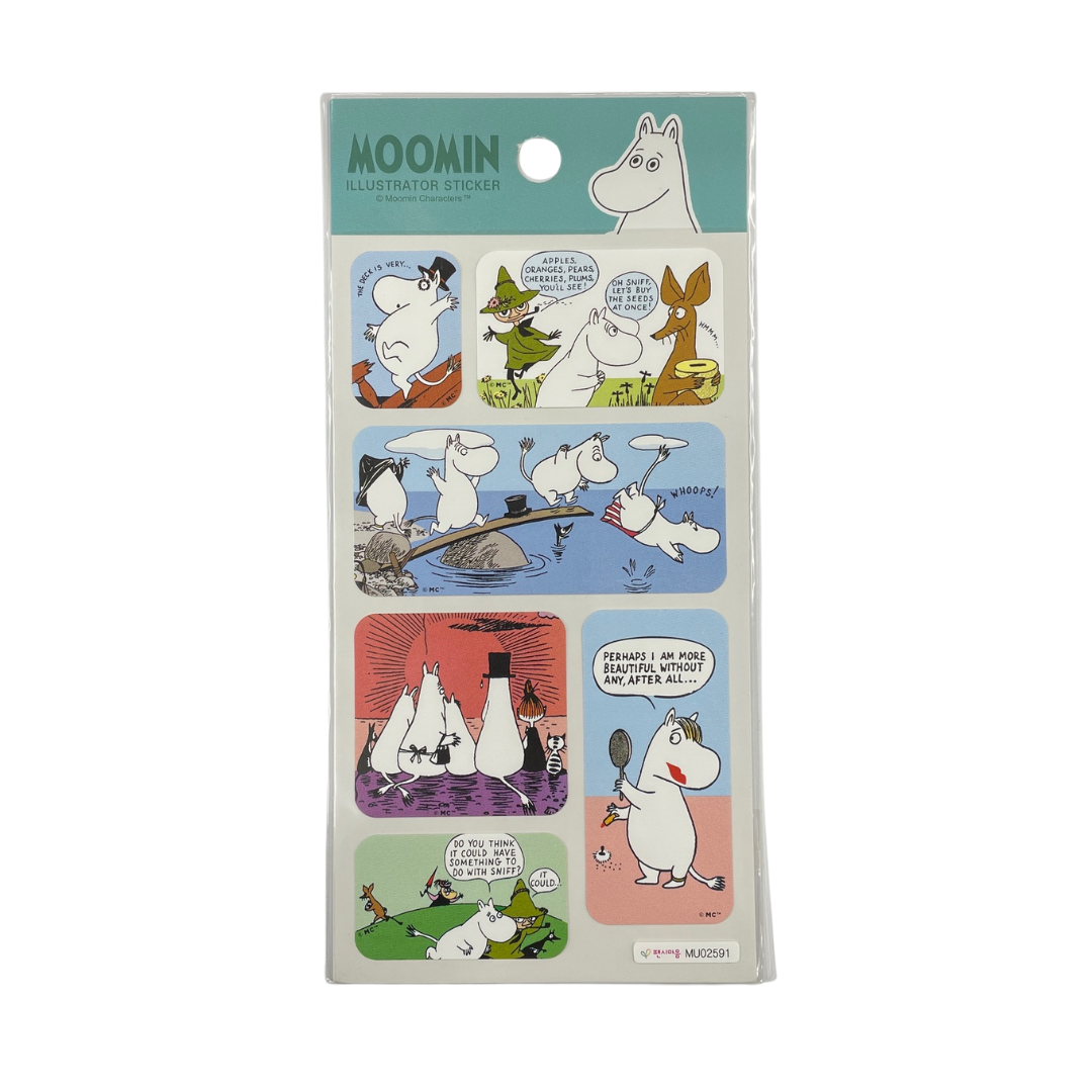 MOOMIN© Sticker (16 Styles) (Korea Edition)