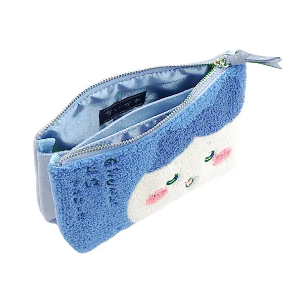 CHIIKAWA Towel / Leather Flat Pouch