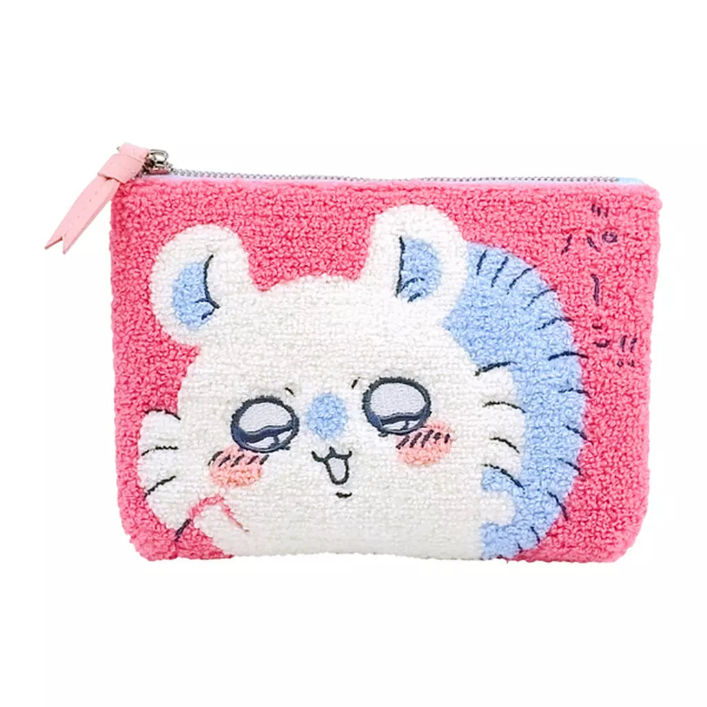 CHIIKAWA Towel / Leather Flat Pouch
