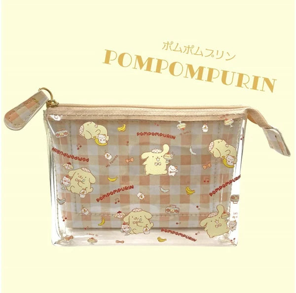 SANRIO© Clear + Checkers Pouch (Japan Edition)