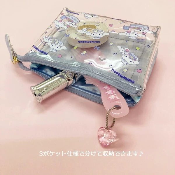 SANRIO© Clear + Checkers Pouch (Japan Edition)