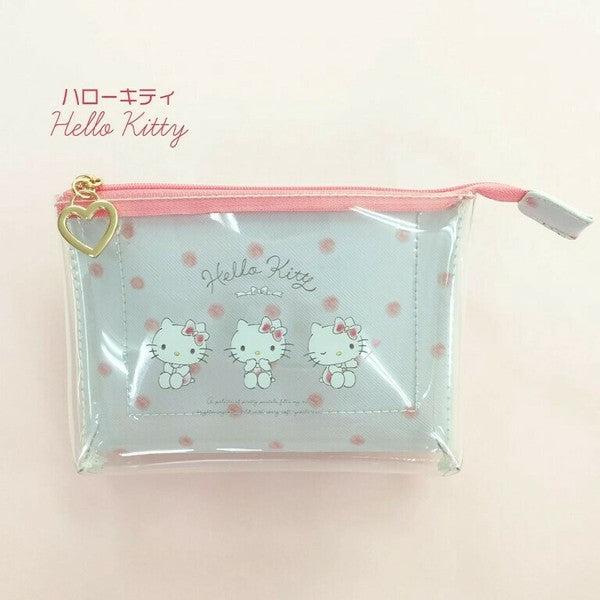 SANRIO© Pouch with Clear Compartment (Japan Edition)
