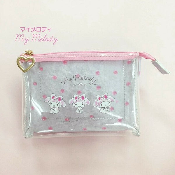 SANRIO© Pouch with Clear Compartment (Japan Edition)