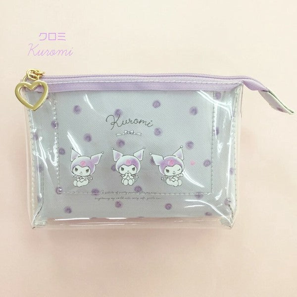 SANRIO© Pouch with Clear Compartment (Japan Edition)