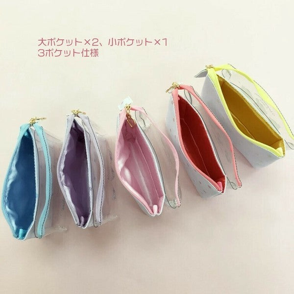 SANRIO© Pouch with Clear Compartment (Japan Edition)