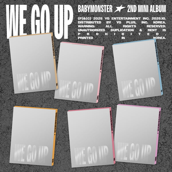 BABYMONSTER 2nd MINI ALBUM - WE GO UP (PATTERN Ver.)