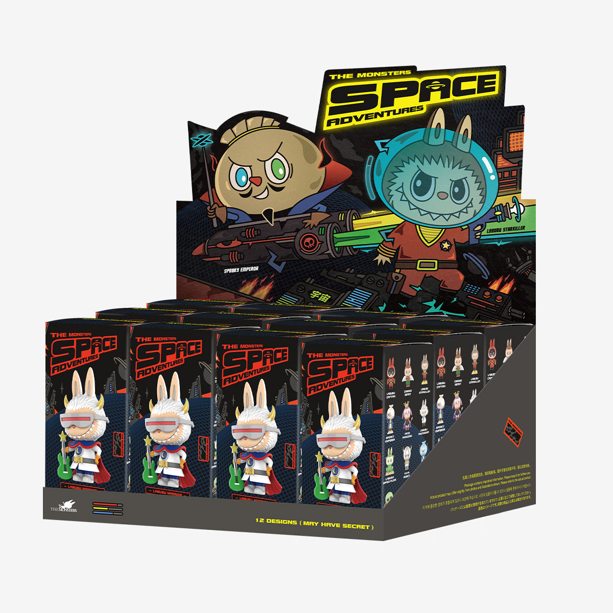 POP MART Authentic THE MONSTERS Labubu Figure Space Adventure Mystery Box 12 Design (1 Piece)