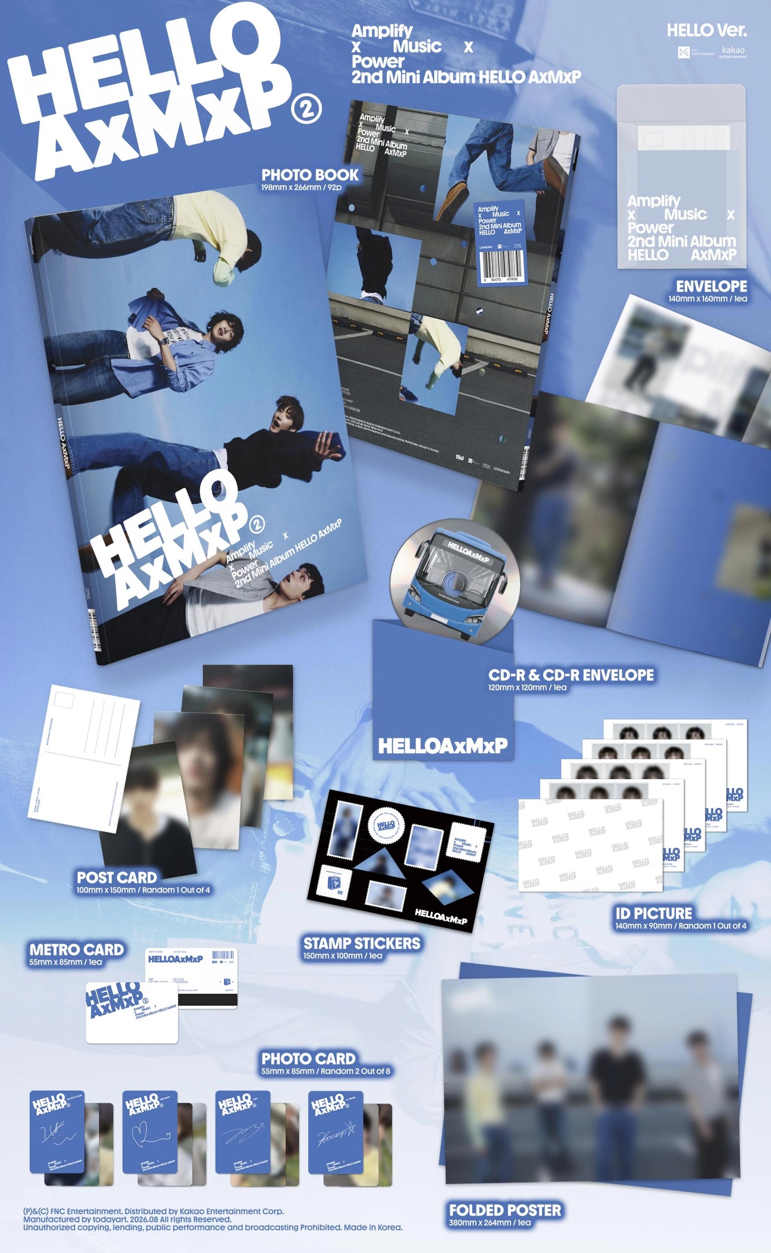 AXMXP 2ND MINI ALBUM - HELLO AXMXP