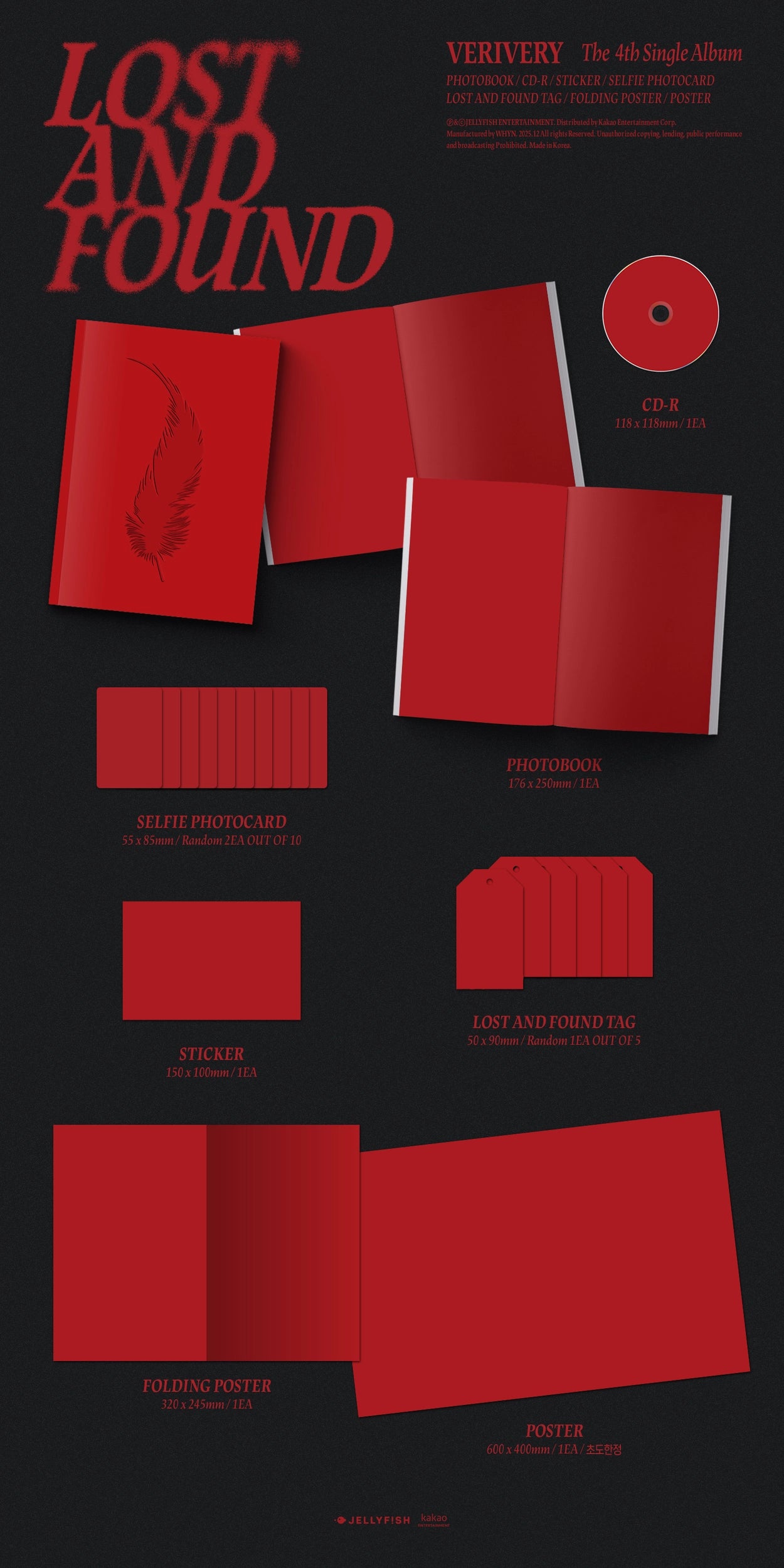 VERIVERY 4TH SINGLE ALBUM - LOST AND FOUND (PHOTOBOOK VER.)