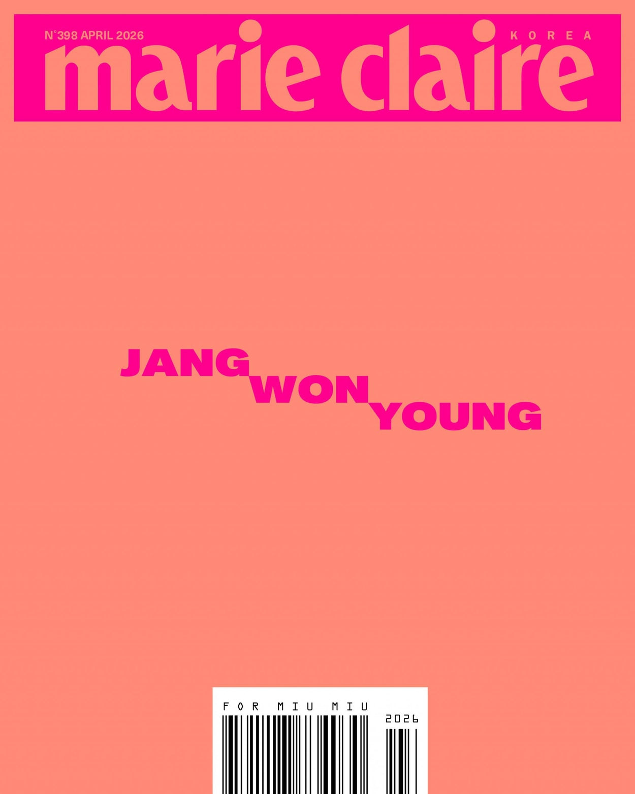 MARIE CLAIRE - 2026. 04 (COVER. IVE JANG WON YOUNG)