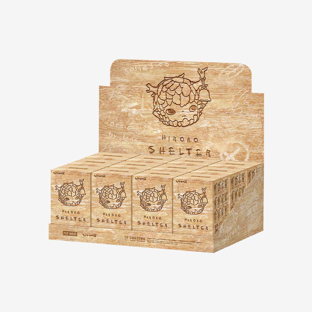 POP MART Authentic Hirono Shelter Mystery Box 12 Design