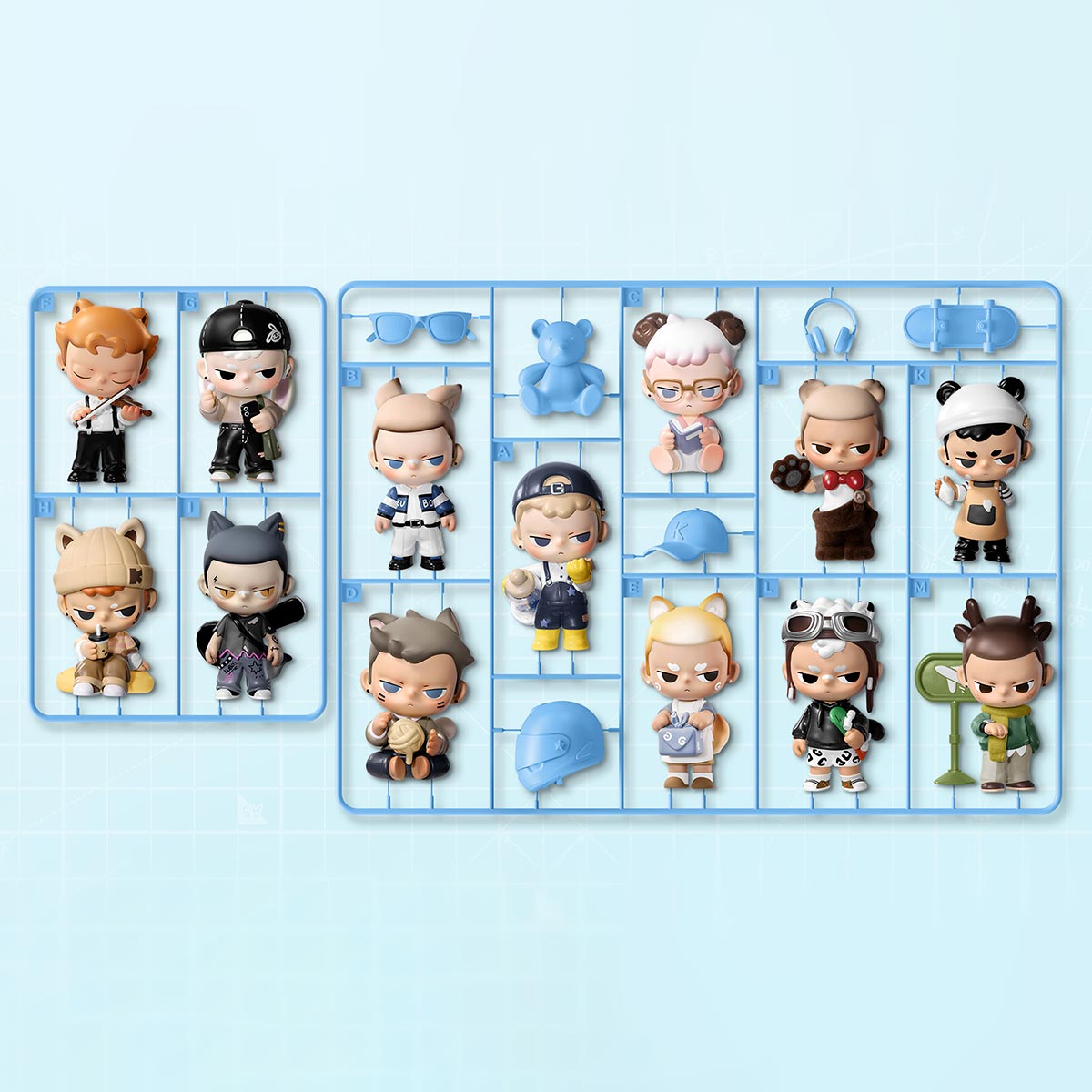 POP MART Authentic KUBO 24/7 Mystery Box 12 Designs (1 Piece)