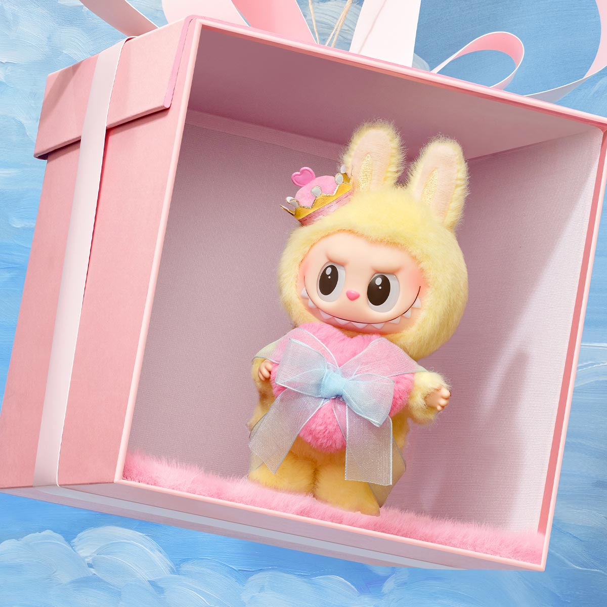 POP MART Authentic THE MONSTERS Labubu Let's Checkmate Queen Plush