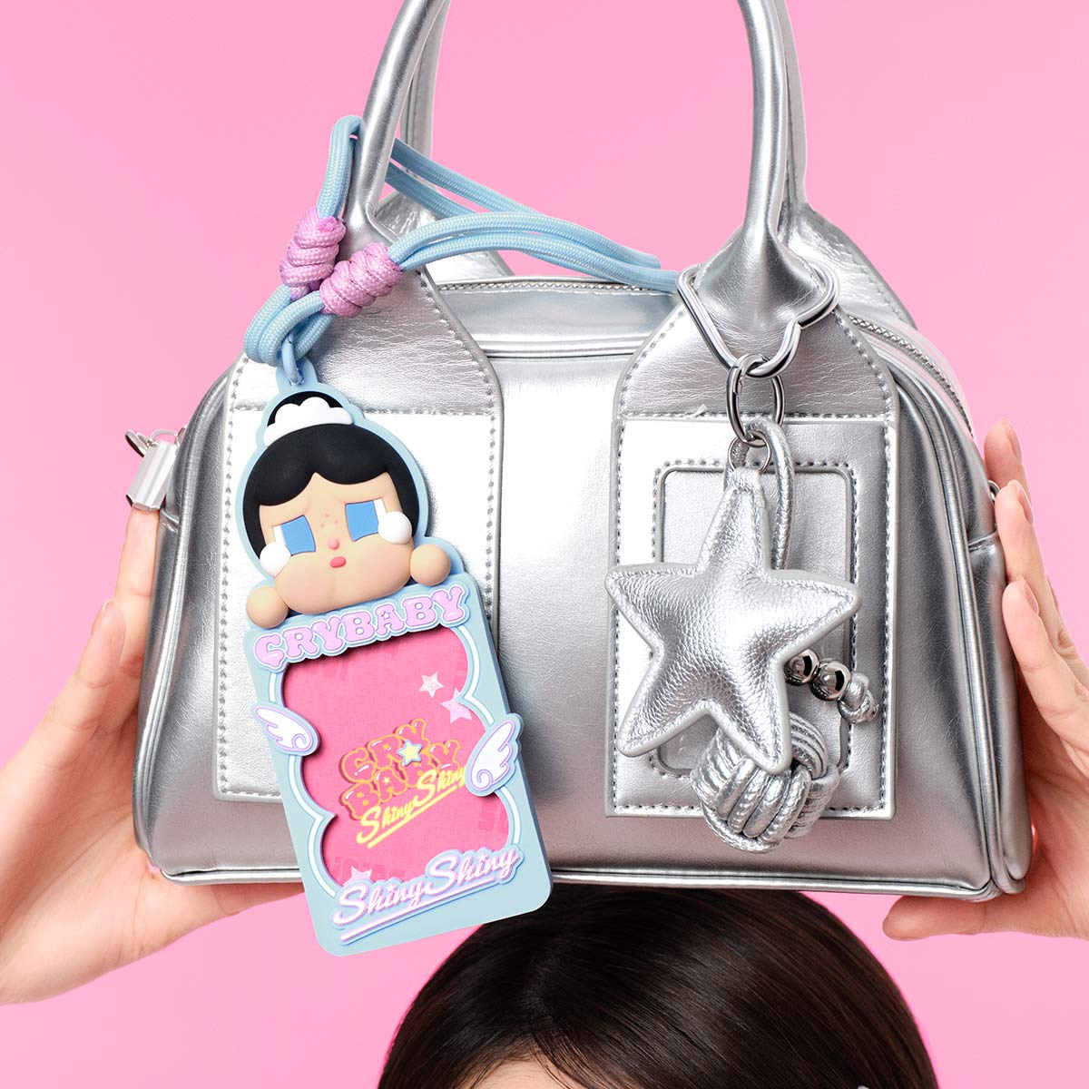 POP MART Authentic CRYBABY Shiny Shiny Series - Card Holder 6 Design