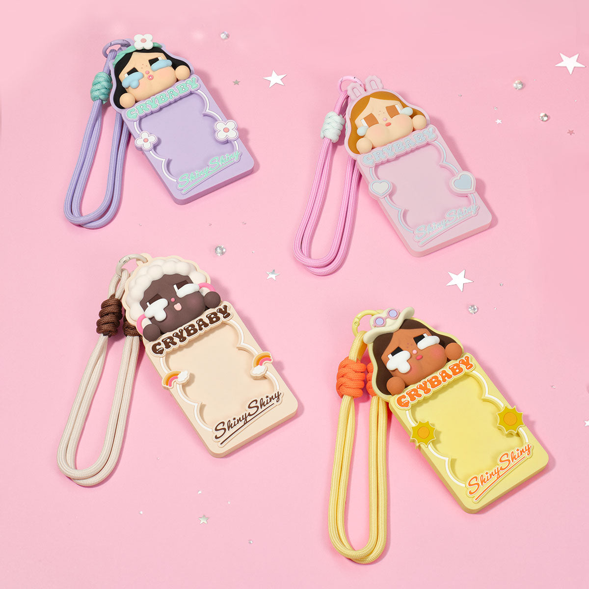 POP MART Authentic CRYBABY Shiny Shiny Series - Card Holder 6 Design