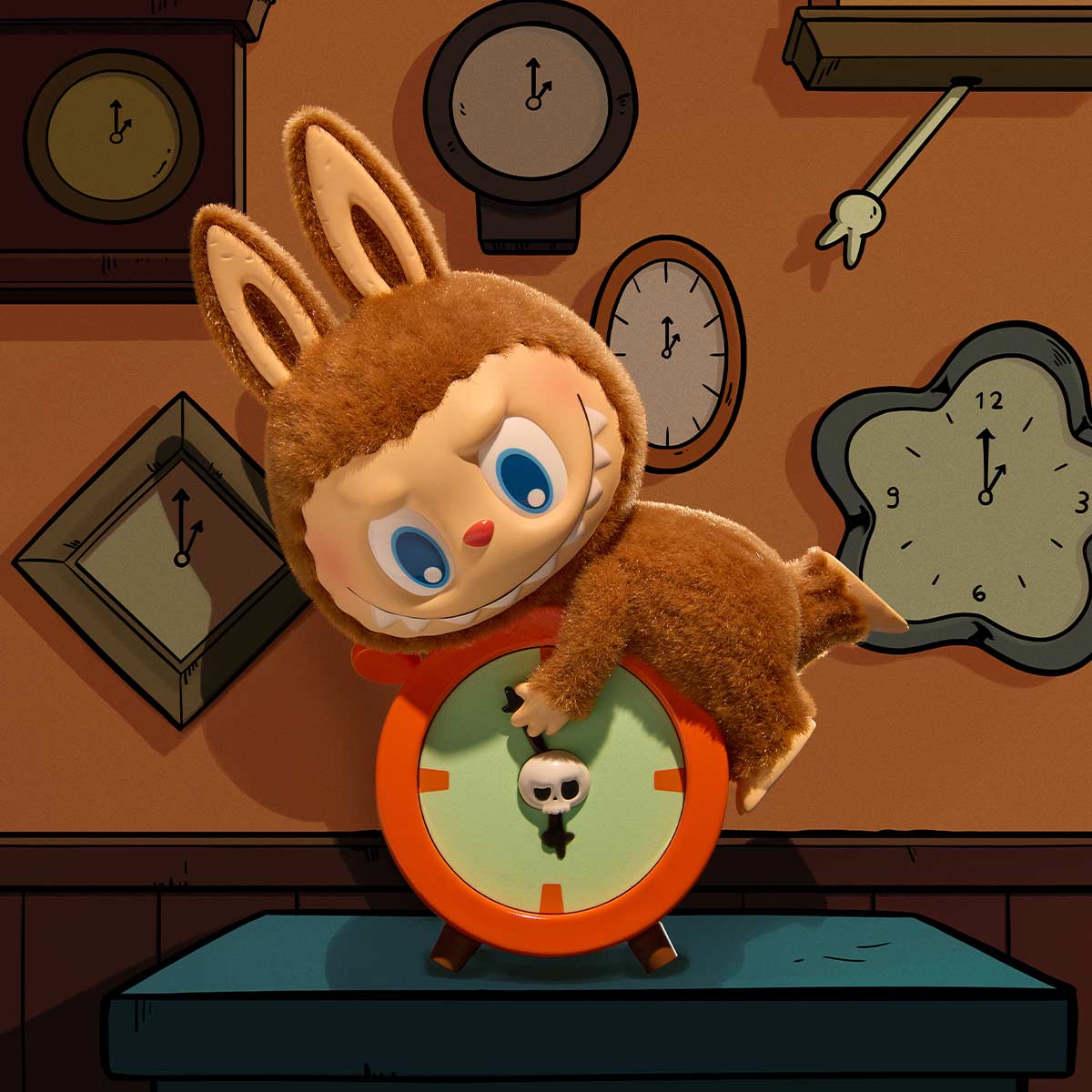 POP MART Authentic THE MONSTER Labubu Figure 1:00 A.M. Mystery Box