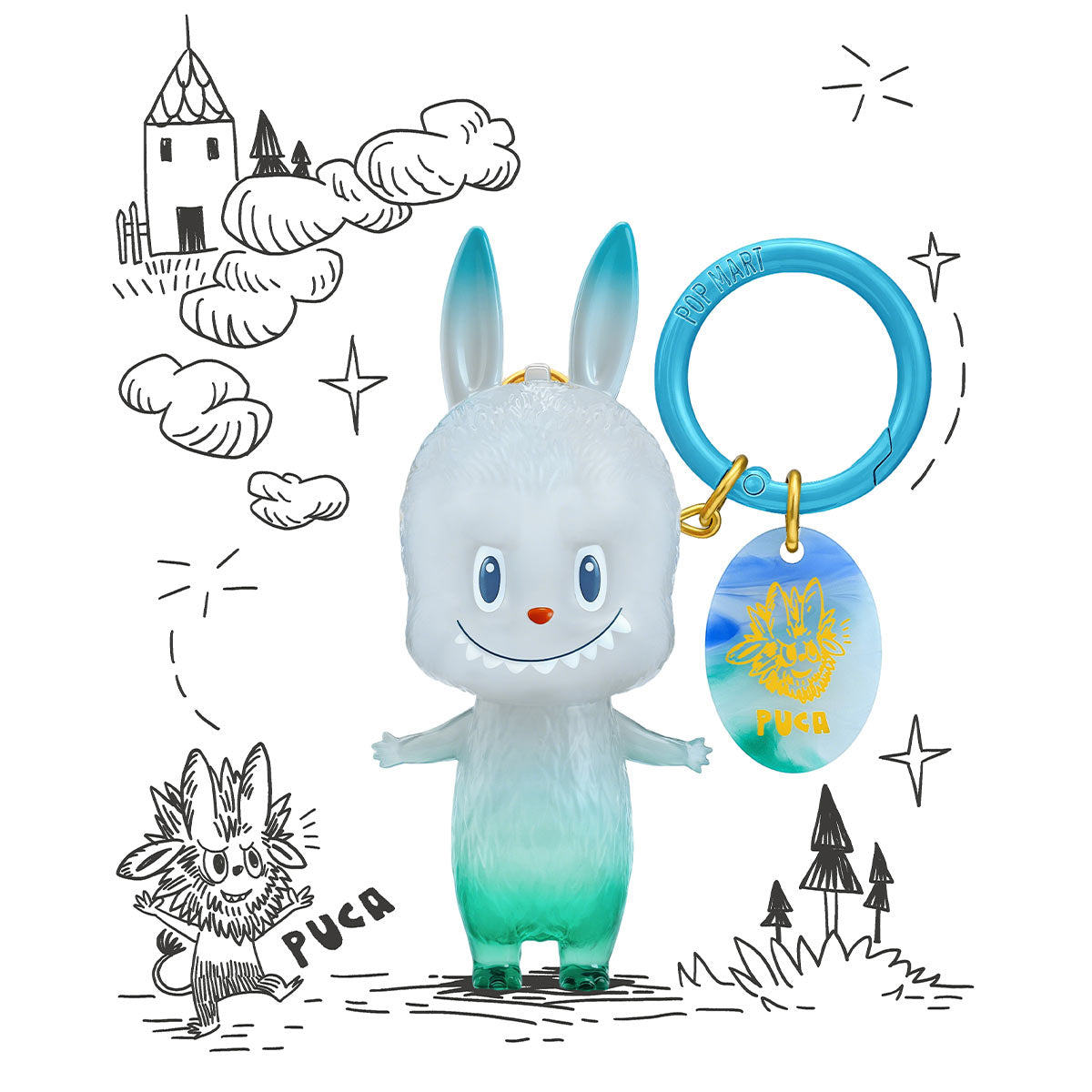 POP MART Authentic THE MONSTERS Labubu 10th Anniversary Series Keychain Mystery Box 10 Designs