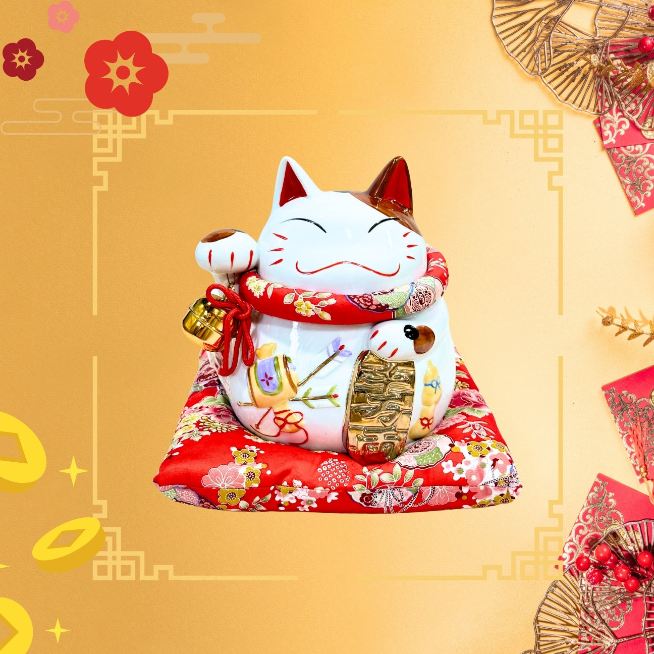 Lucky Cat - 千萬兩招財貓 20cm