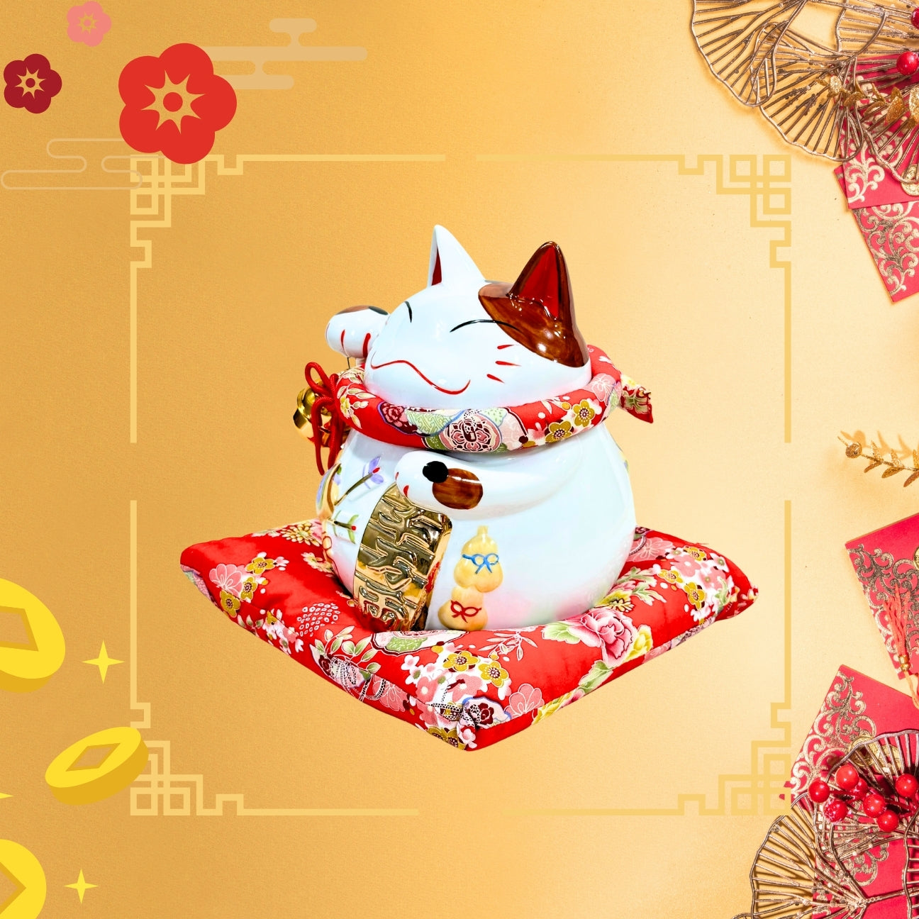 Lucky Cat - 千萬兩招財貓 20cm
