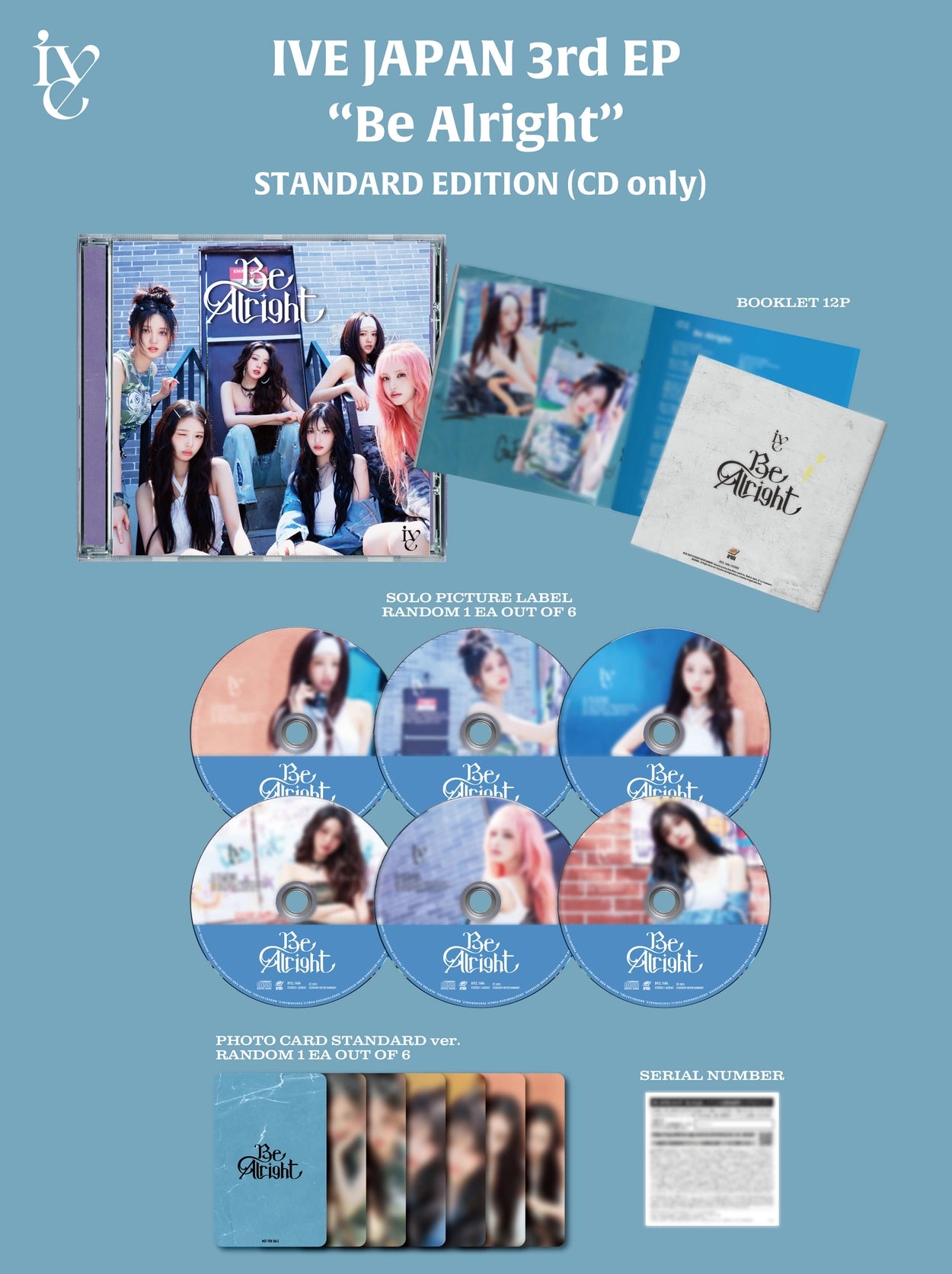 IVE JAPANESE ALBUM - BE ALRIGHT (STANDARD VER.)