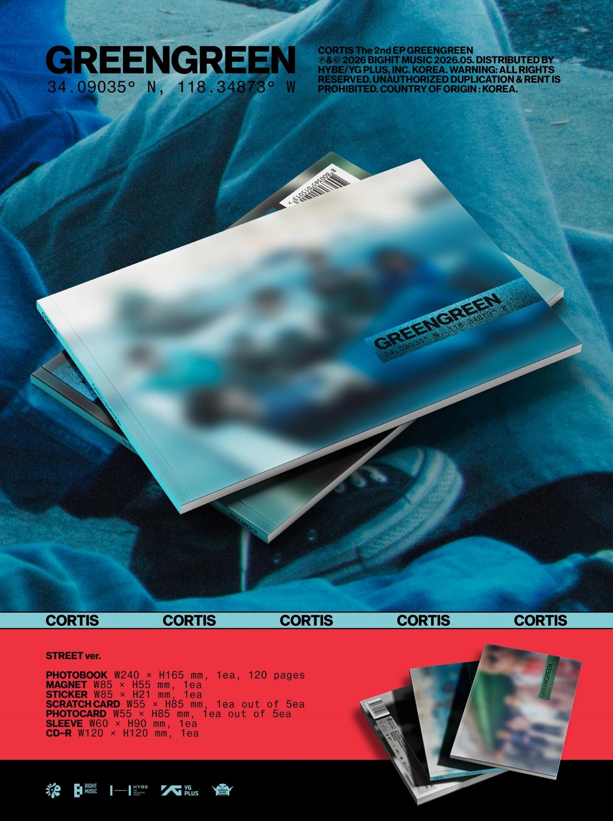 CORTIS 2ND EP ALBUM - GREENGREEN