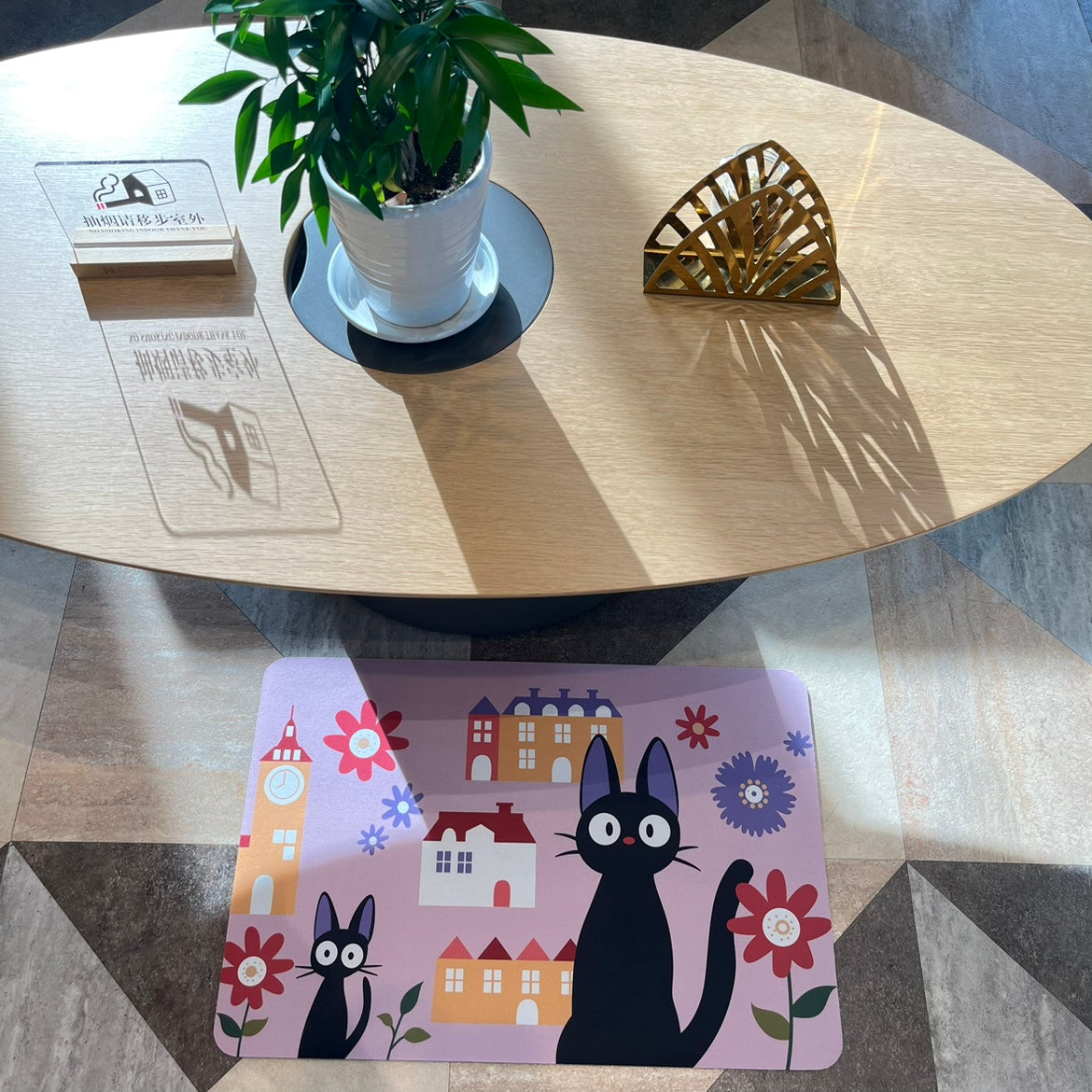 TOTORO /JIJI Diatomaceous Floor Mat