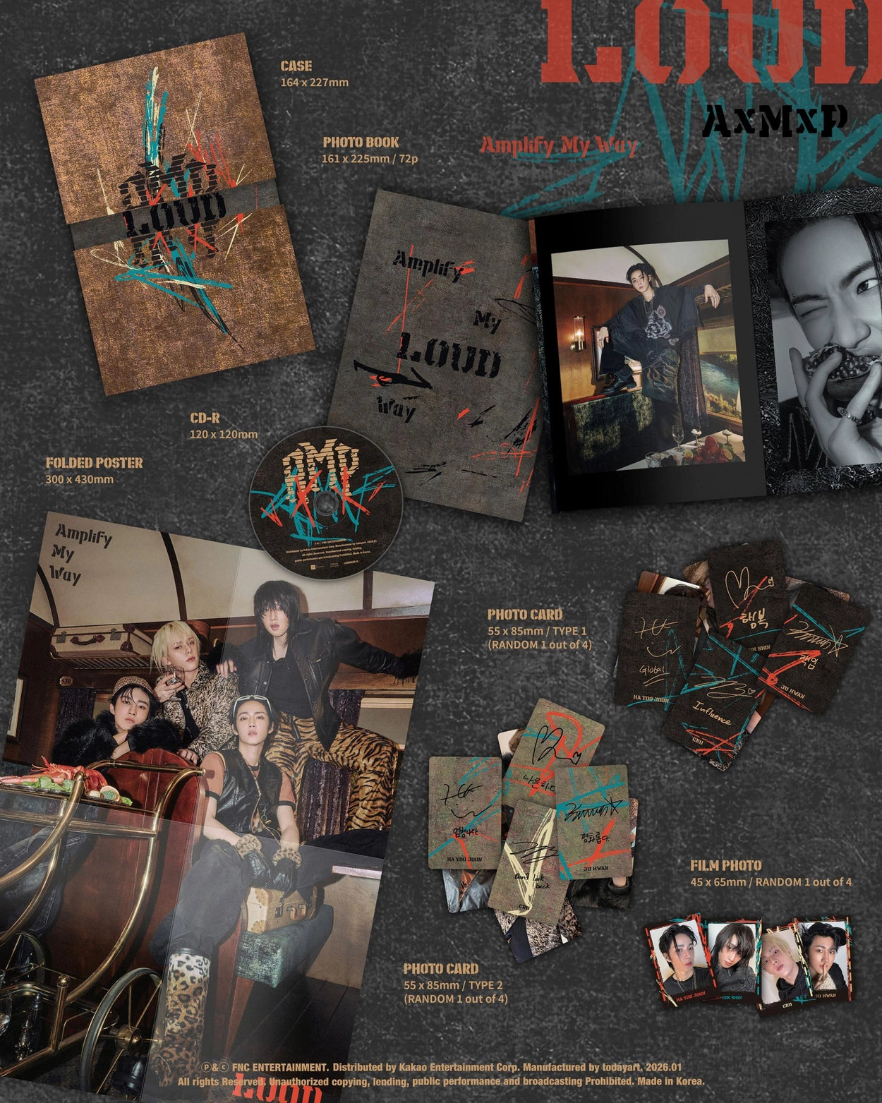 AXMXP 1ST MINI ALBUM - AMPLIFY MY WAY (LOUD VER.)