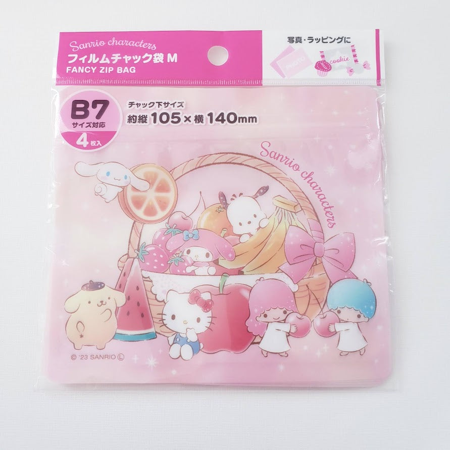 SANRIO© Zip Bag B7 4in1 (Japan Limited Edition)