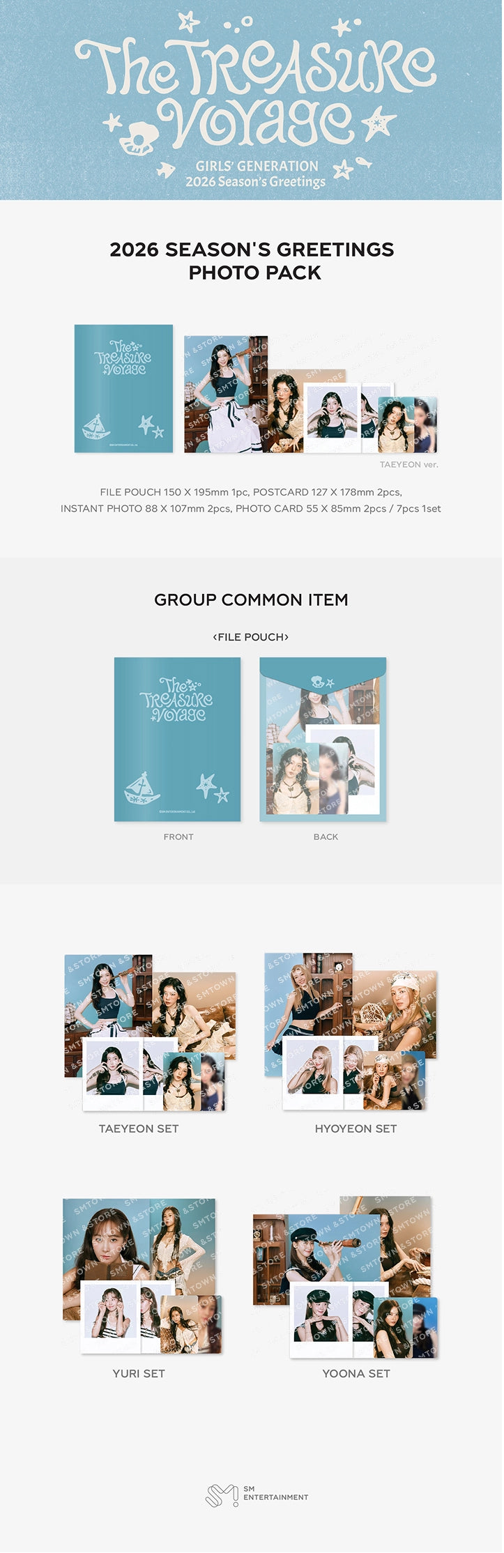 GIRLS' GENERATION - 2026 SM ARTIST SEASON'S GREETINGS PHOTO PACK