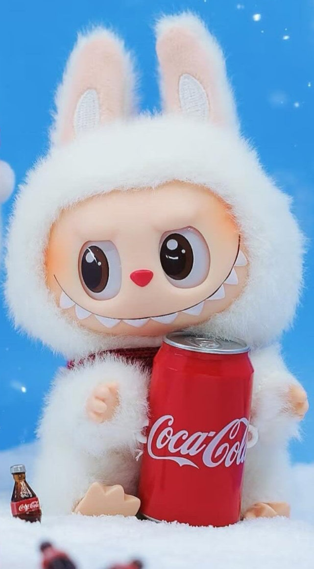 POP MART Authentic THE MONSTERS Labubu Plush - Coca-Cola Mystery Box