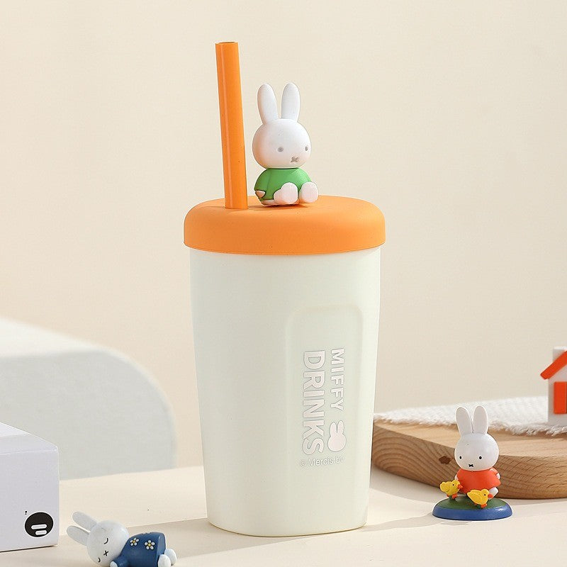 MIFFY© Authentic Stainless Steel Mug with Straw