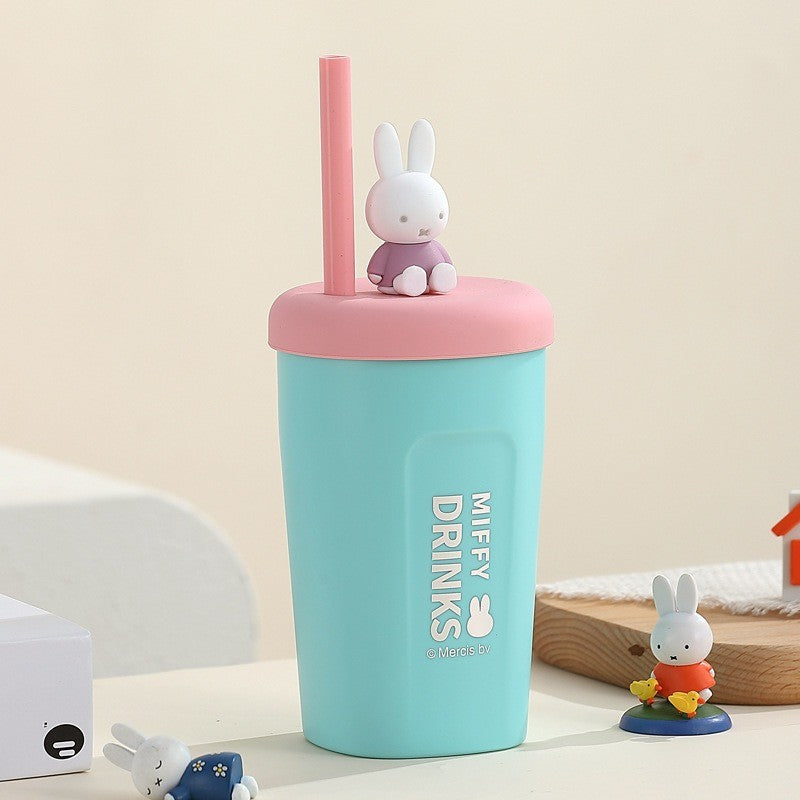 MIFFY© Authentic Stainless Steel Mug with Straw