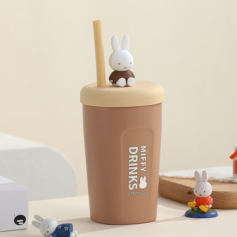 MIFFY© Authentic Stainless Steel Mug with Straw