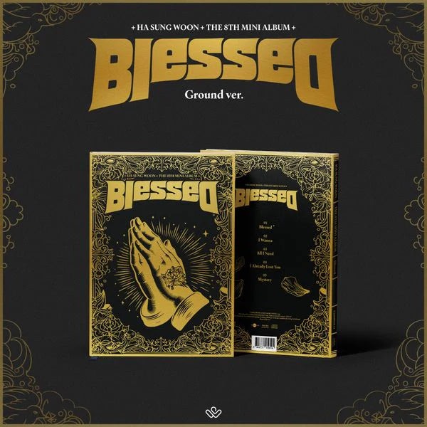 HA SUNG WOON 8TH MINI ALBUM - BLESSED (PHOTOBOOK)
