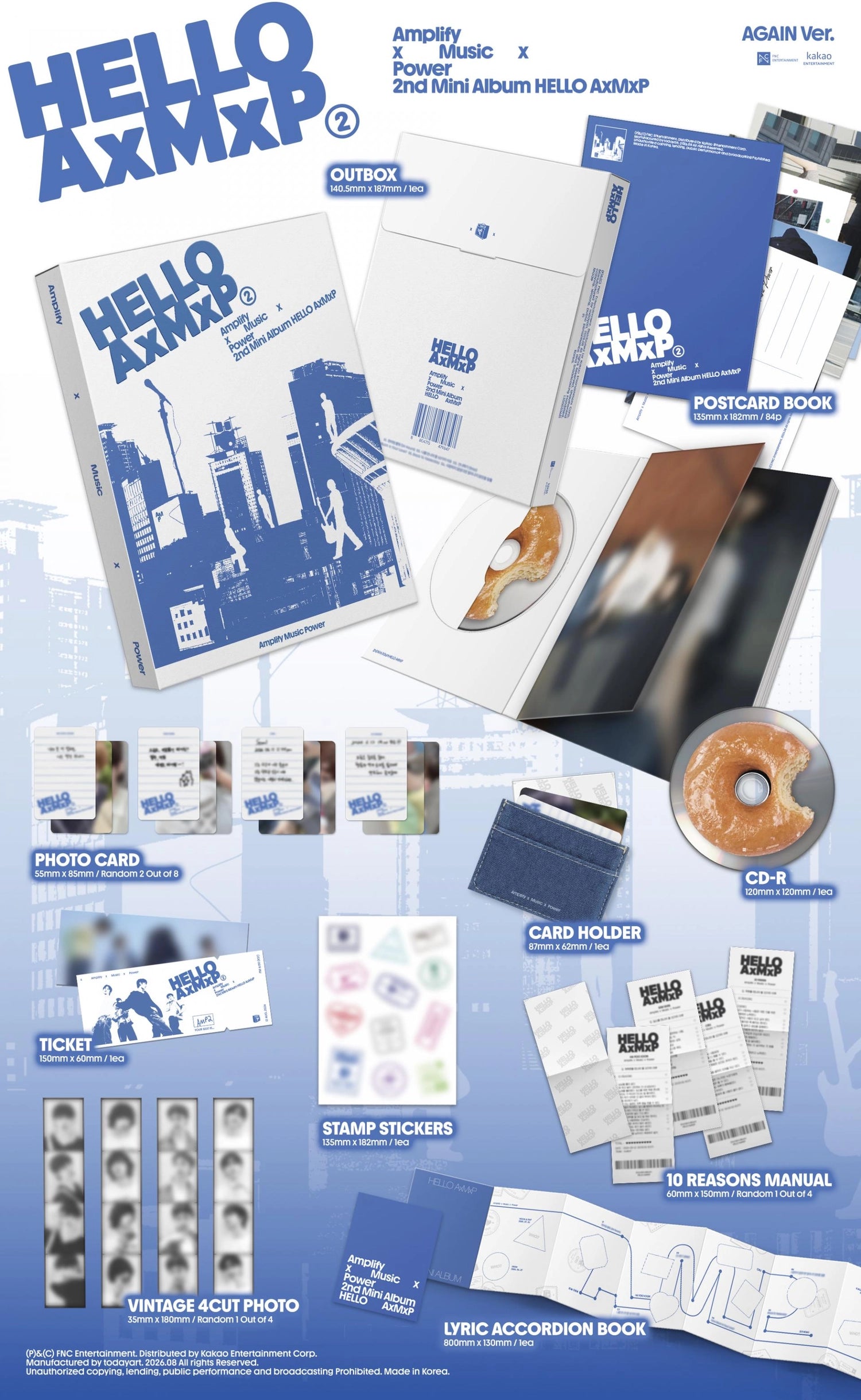 AXMXP 2ND MINI ALBUM - HELLO AXMXP