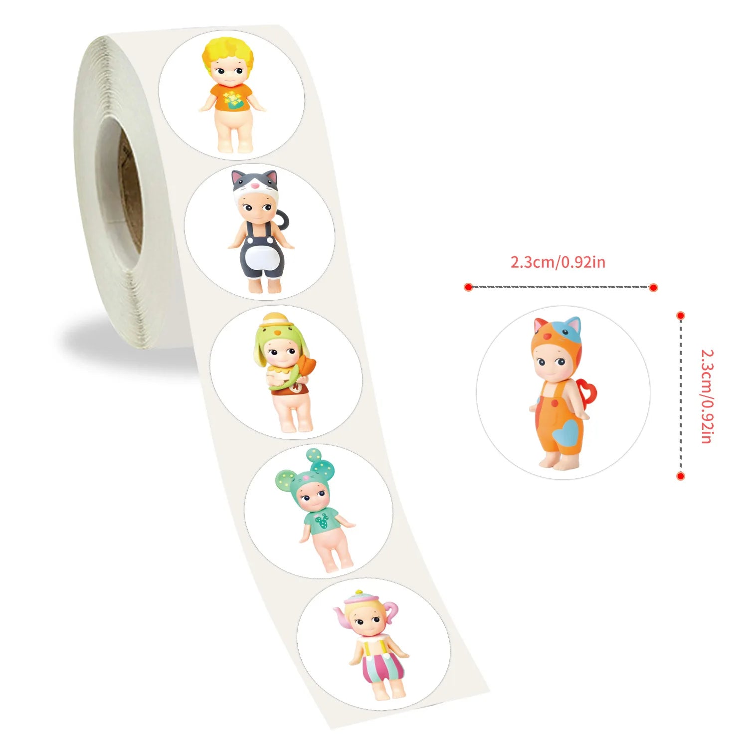 SONNY ANGEL Cute Sticker Roll
