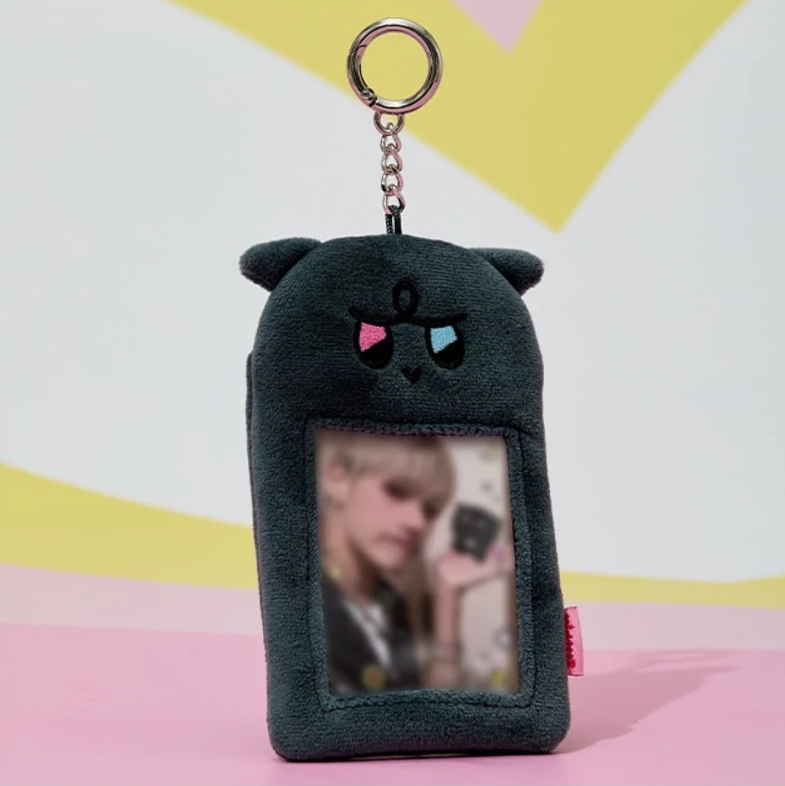 ATEEZ - MIGHTEEZ PHOTO CARD HOLDER PLUSH KEYRING OFFICIAL MD